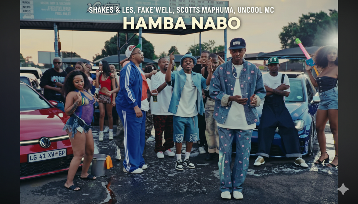 Shakes & Les, Fake’well, Scotts Maphuma, Uncool MC – Hamba Nabo (Official Video)