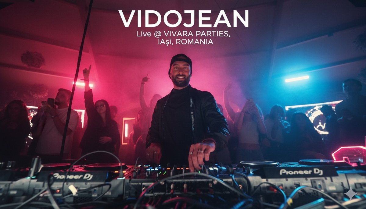 Vidojean Live @ Vivara Parties, Iași, Romania | AFRO HOUSE 2025 | Keinemusik | HUGEL | Adam Port |